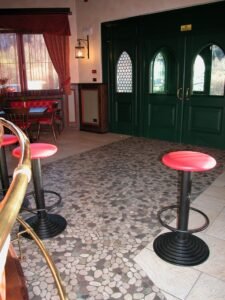 ciottolo tagliato presso entrata