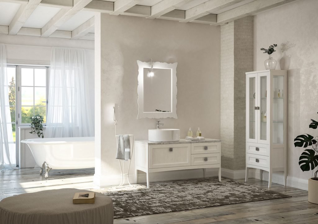 Mobile bagno country chic Legnobagno Retrò R213