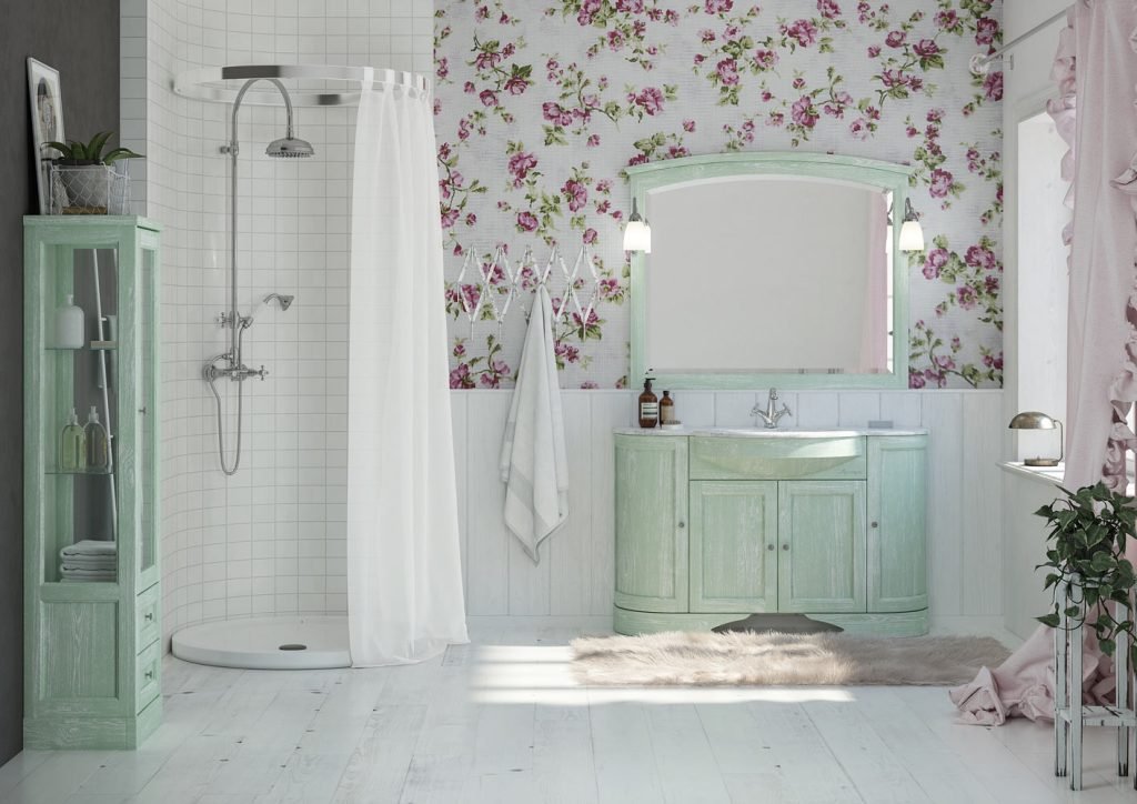 Mobile bagno country chic Legnobagno Retrò R214