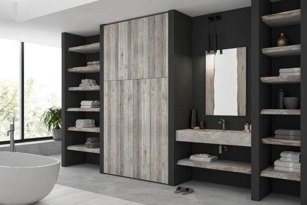 Mobile bagno in castagno Legnobagno Life 16