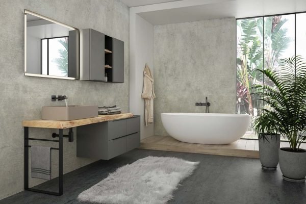 Mobile bagno in castagno Legnobagno Life 13