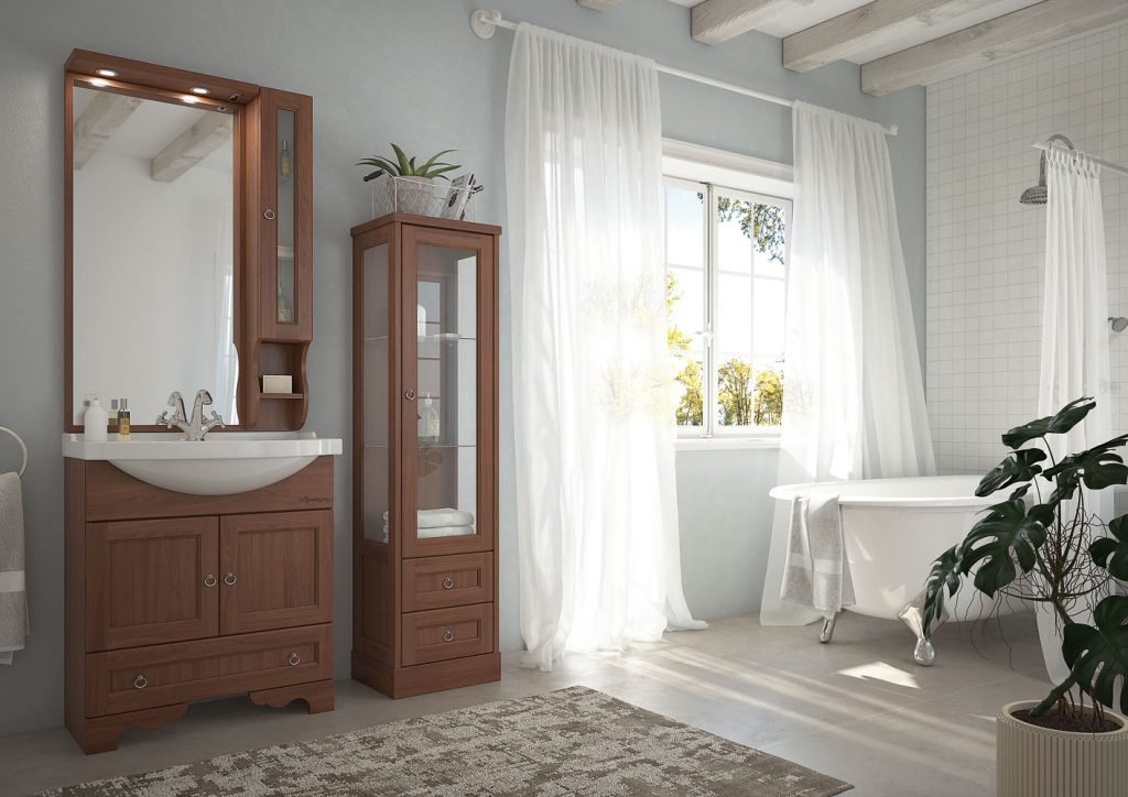Mobile bagno country chic Legnobagno Retrò 02