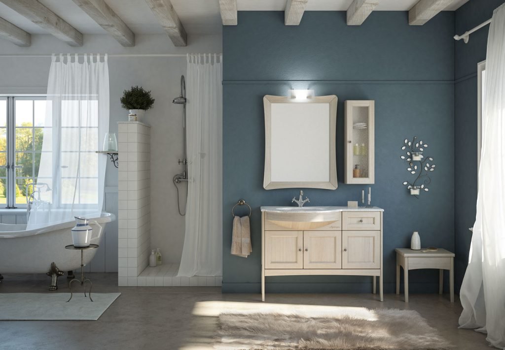 Mobile bagno country chic Legnobagno Retrò R216