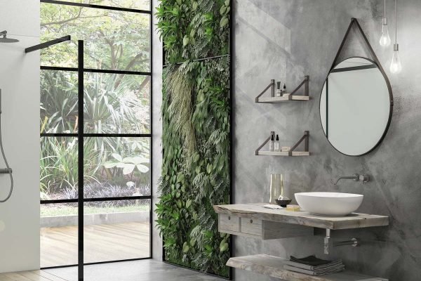 Mobile bagno in castagno Legnobagno Life 03