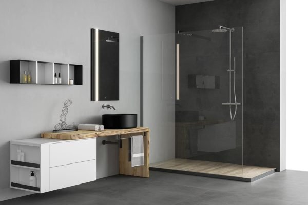 Mobile bagno in castagno Legnobagno Life 14