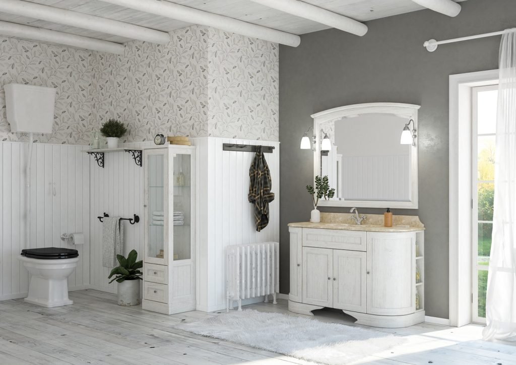 Mobile bagno country chic Legnobagno Retrò R215