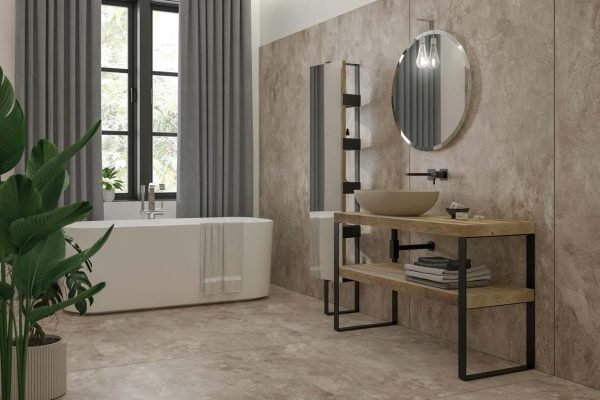 Mobile bagno in castagno Legnobagno Life 11