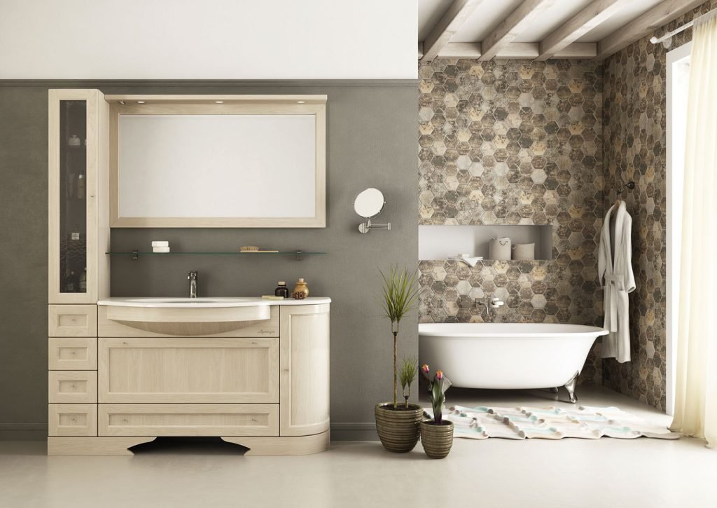 Mobile bagno country chic Legnobagno Retrò R207